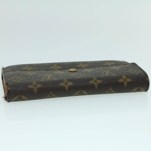 LOUIS VUITTON Monogram Portefeuille Sarah Long Wallet LV Auth - Picture 5 of 13